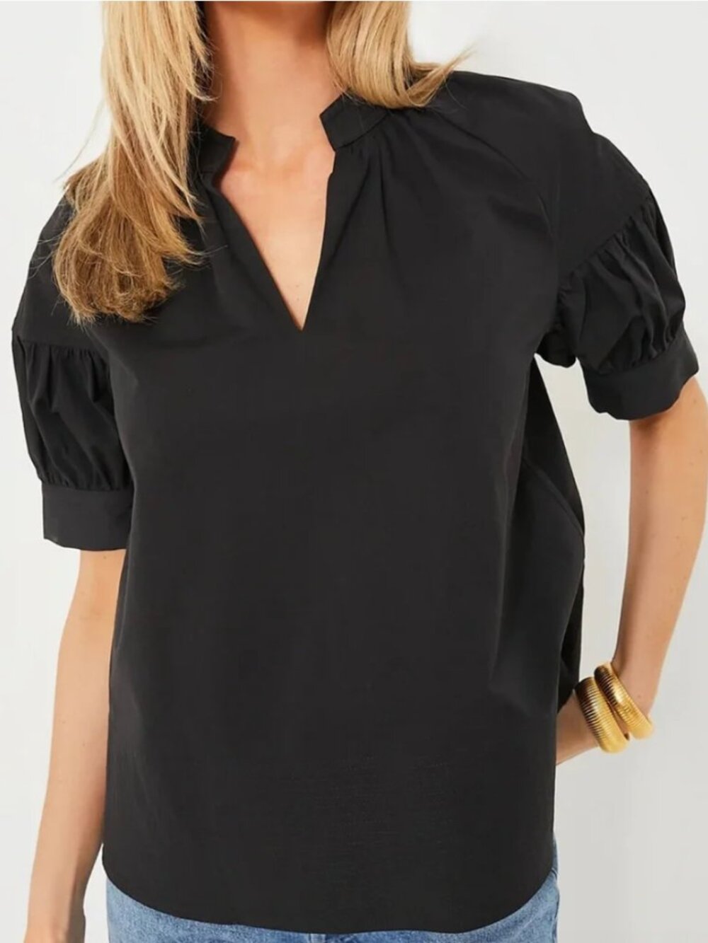 Tuckernuck Black Ruthie Blouse
